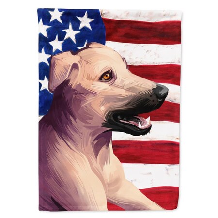 Carolines Treasures Combai Dog American Canvas House Flag - 28 x 0.01 x 40 in. CK6494CHF
